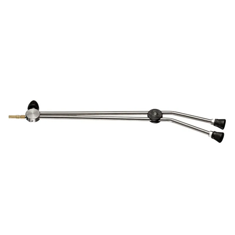 Kränzle Accessoires 12530.1 Lance double 660mm en acier inoxydable avec bouton rotatif avec embout enfichable D12 sans buse