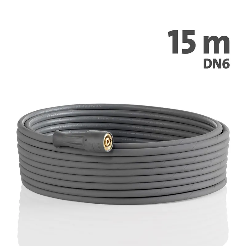 Kränzle Accessoires 43829.1 Tuyau HD 15m DN 6 gris/bleu profi