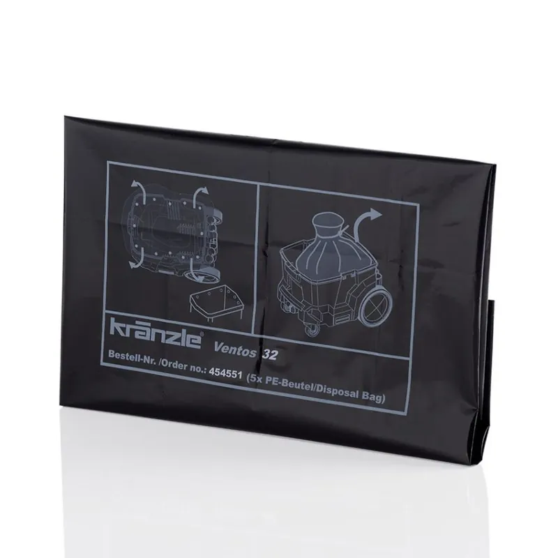 Kränzle Accessoires 45455.1 Sac à déchets en PE pour aspirateurs vVentos 32 5pcs