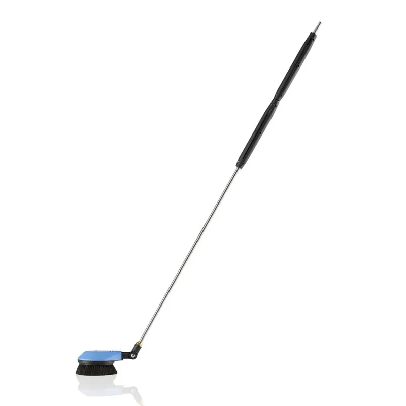 Kränzle Accessoires 41050.9 Brosse de lavage rotative avec lance en acier inoxydable 1500 MM + raccord de tuyau D12 avec verrou rotatif