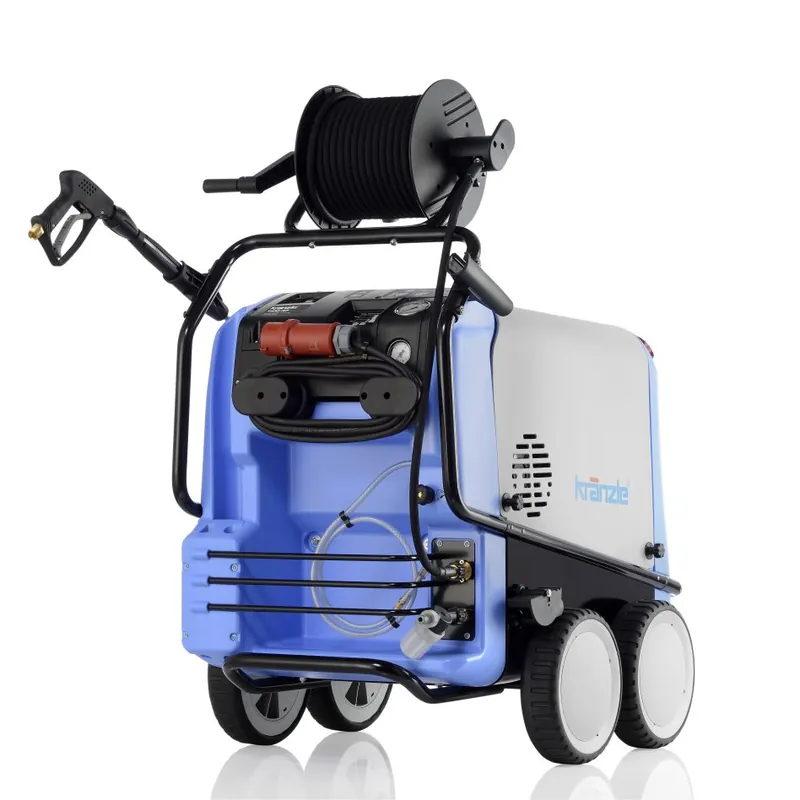Kränzle 63861.0 Therm-RP 1400 Nettoyeur haute pression à eau chaude avec embout d‘enroulement D12