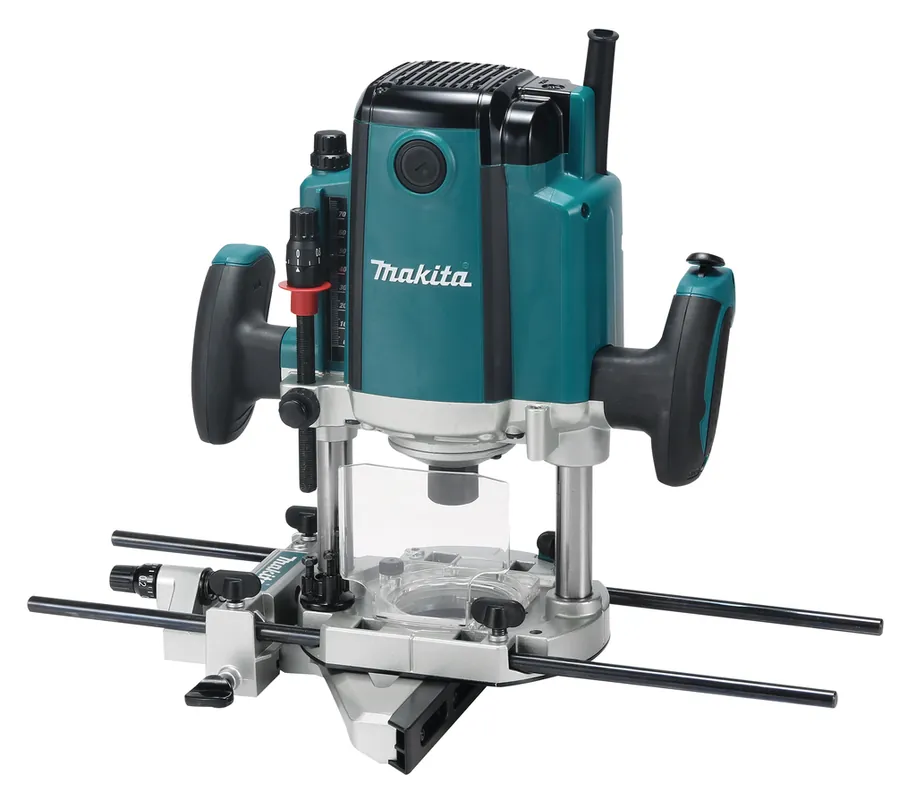 Makita RP1802X04 230V Défonceuse 12 mm avec jeu d‘accessoires dans le coffret