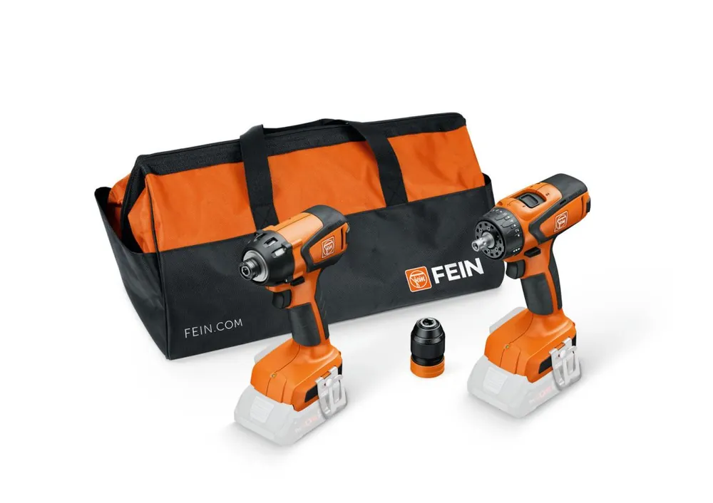 Fein 99100000835 Combinaison de 2 machines ASCD 18-200 W4 + ASCM 18 QSW excl. batterie et chargeur dans sac de sport