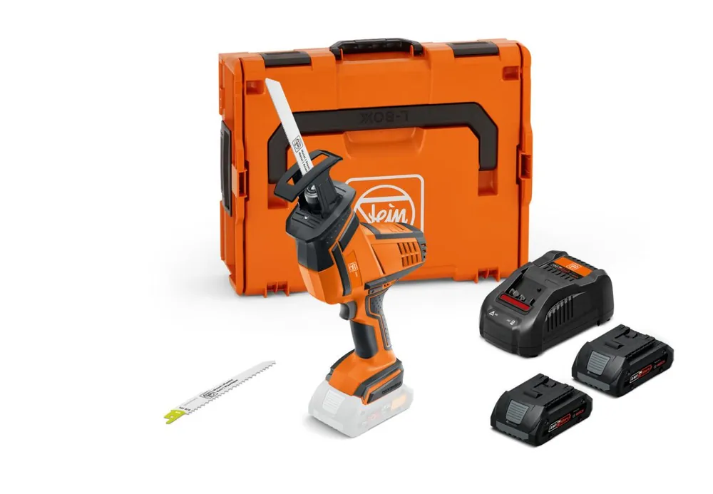 Fein 71330162000 ASAS 18-21 K AS Scie à refendre compacte sans fil 2x 18V 4.0Ah batteries et chargeur dans une valise L-BOXX