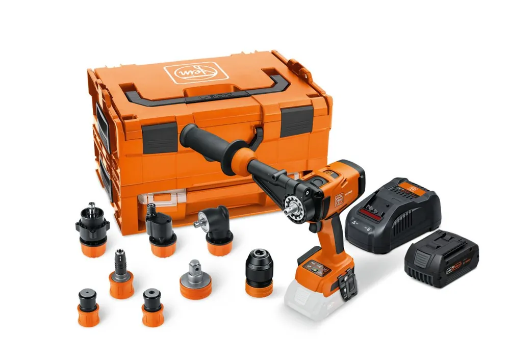 Fein 71161565000 ASCM18-4 QM AS QuickIN Top Set perceuse sans fil 1x batterie 18V 5.0Ah et chargeur en coffret L-BOXX/iBOXX