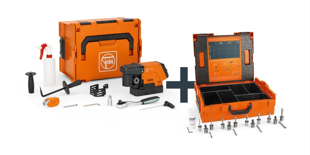 Fein 72732363000 KBC 36 MAGFORCE Machinery-Set 3/4 in Weldon Compact magnetic core set in L-BOXX case sets