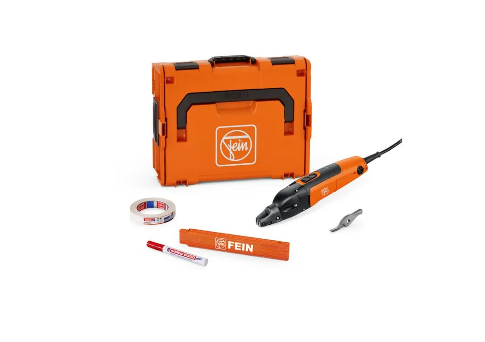 Fein 72303162000 BSS 1.6 E set Jeu de ciseaux en continu jusqu‘à 1,6 mm dans une mallette L-BOXX
