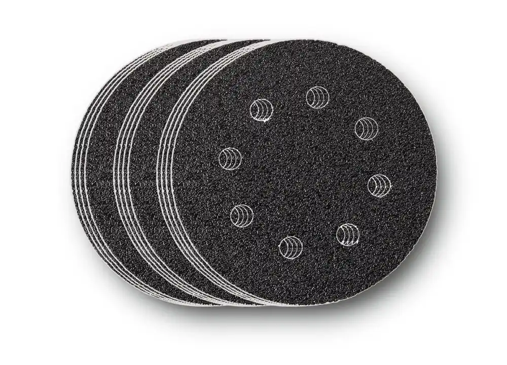 Fein Accessoires 63717233020 Jeu de papier abrasif zircone perforé Ø 115 mm grain 40/60/80 12 pièces