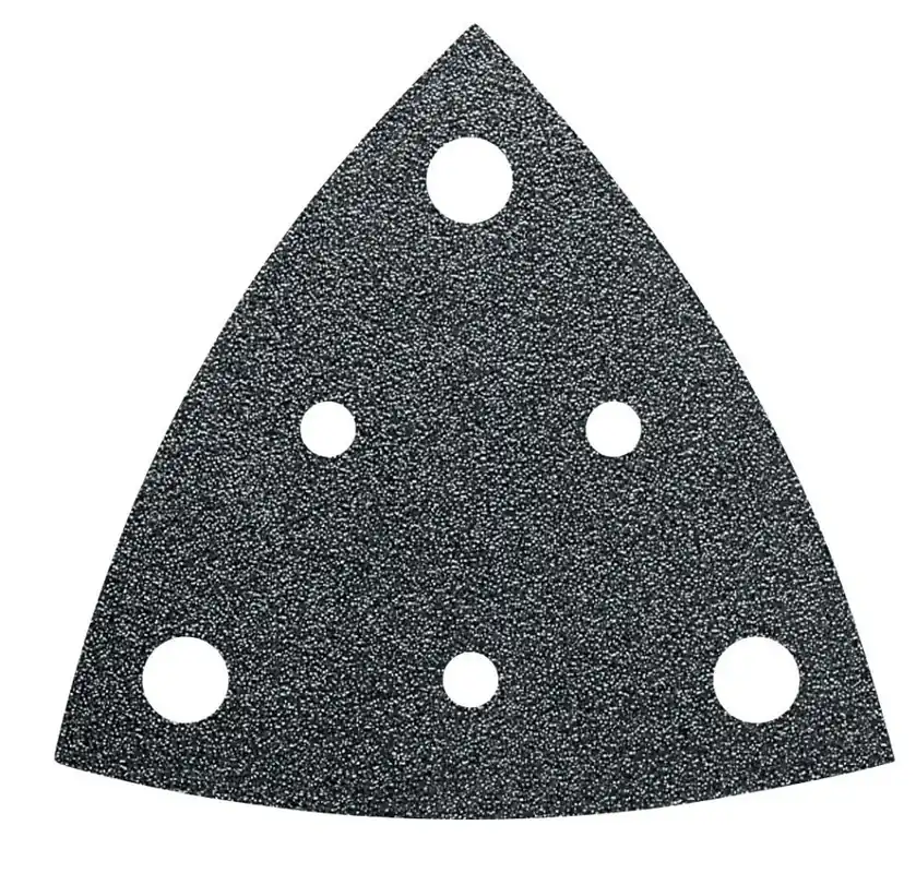 Fein Accessoires 63717238010 Feuilles de papier de verre zircone perforé delta grain 80 35ST