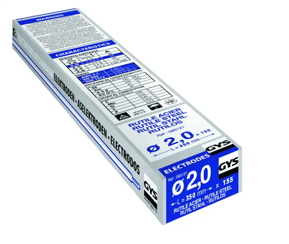 Gys 5193085121 Électrodes en acier Ø2.0 x 350 mm 155 pièces