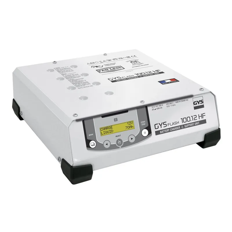 Gys 5192029415 GYSFLASH 100.12 HF (5m) Chargeur de batterie 12V
