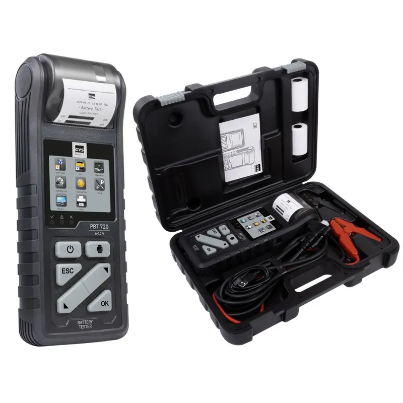 Gys 5192083240 PBT 720 Testeur de batterie avec imprimante