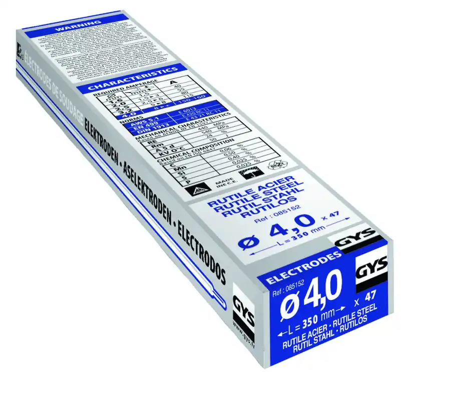 Gys 5193085152 Électrodes en acier Ø4.0 x 350mm 47 pièces