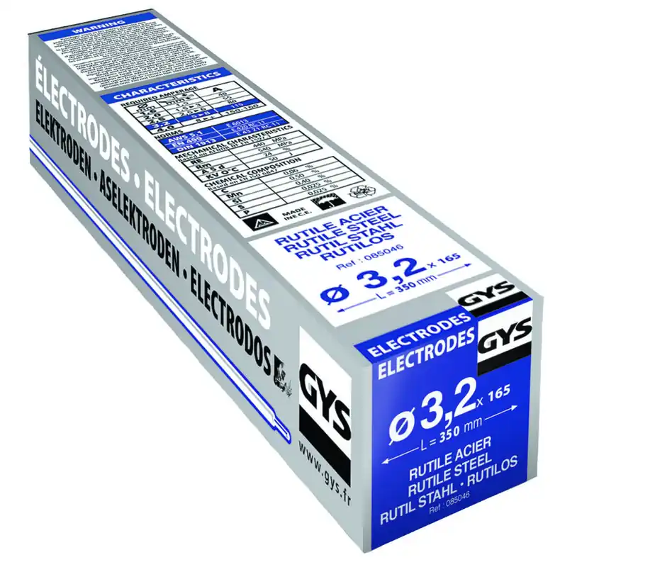 Gys 5193085046 Électrodes en acier Ø3.2 x 350 mm 165 pièces