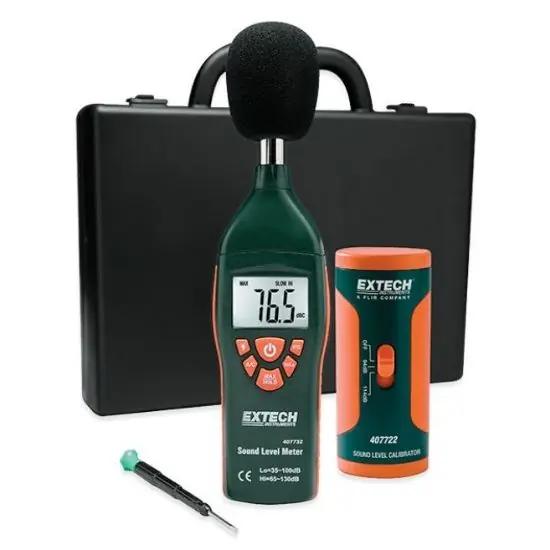 Extech 407732 Kit sonomètre Extech Type 2