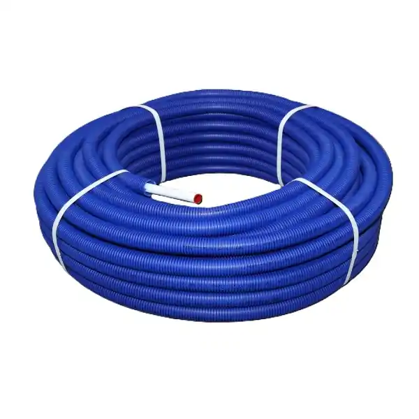 Bonfix 2003105 Tuyau système Alu-press + gaine bleue 16 x 2,0 rouleau 50m