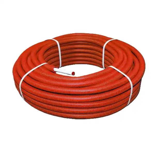 Bonfix 2003010 Tuyau système Alu-press + gaine rouge 20 x 2.0 enrouleur 50 m