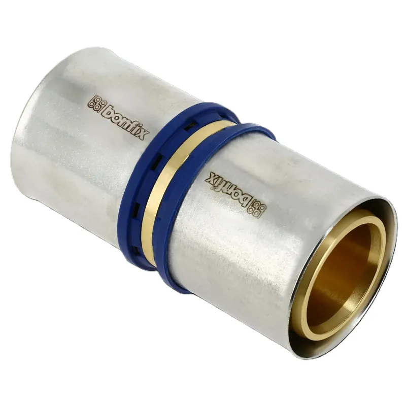 Bonfix 2000155 Raccord droit Alu-press 63 x 63 mm