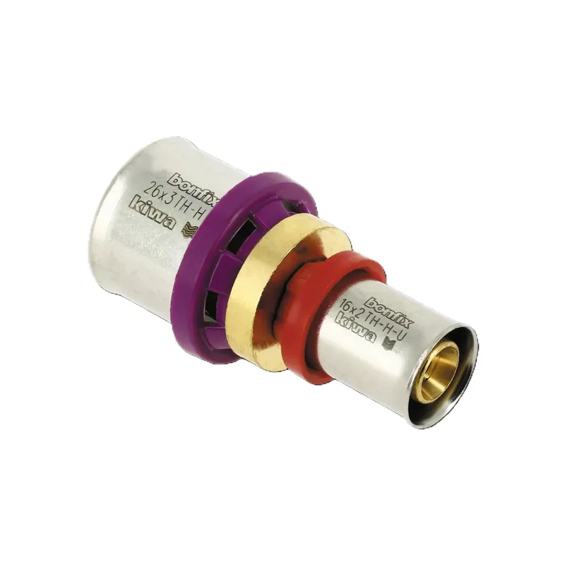 Bonfix 2000450 Réducteur droit Alu-press 26 x 16 mm