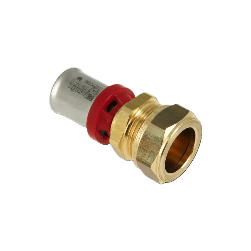 Bonfix 2004110 Réducteur droit Alu-press 16 x 15 mm raccord à compression