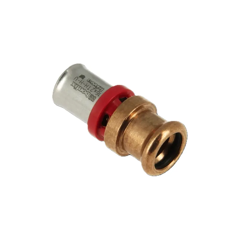Bonfix 2004210 Raccord réducteur droit Alu-press 16 x 15 mm M-press