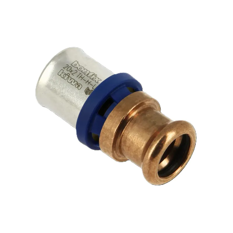 Bonfix 2004212 Réducteur droit Alu-press 20 x 15 mm M-press