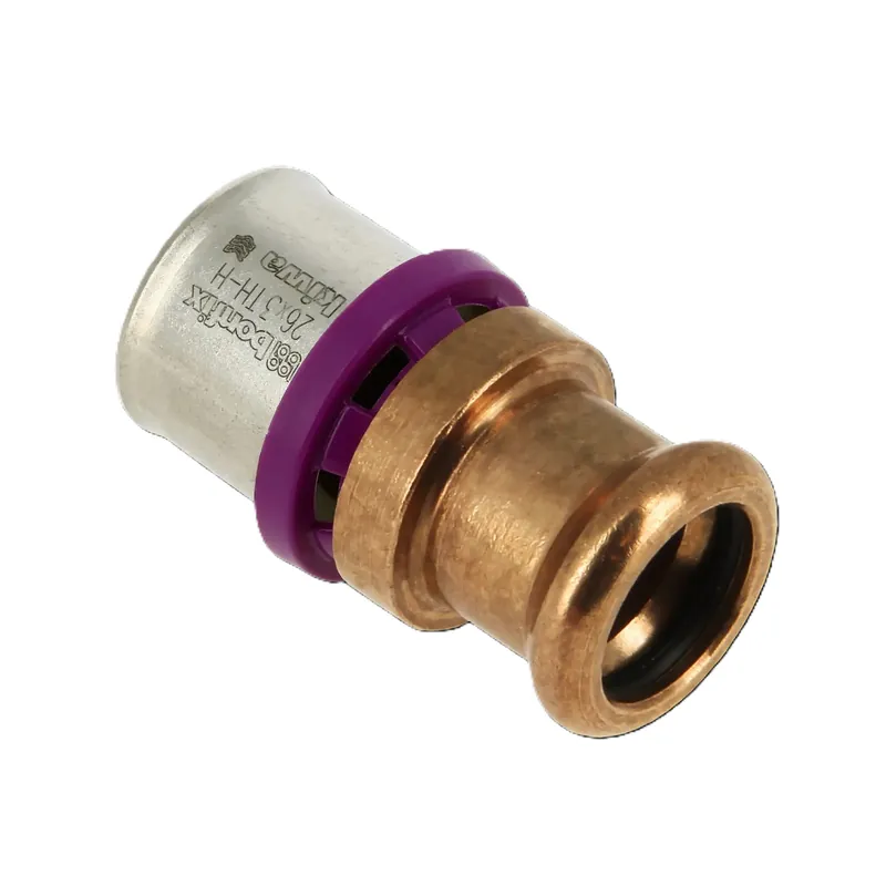Bonfix 2004220 Réducteur droit Alu-press 26 x 22 mm M-press