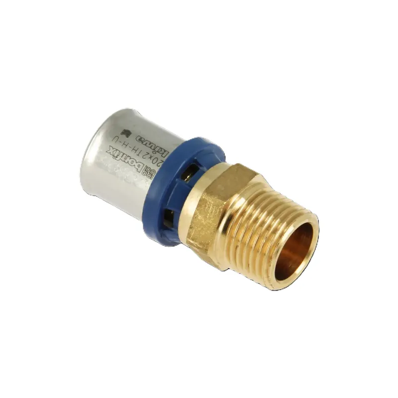 Bonfix 2000220 Embout Alu-press filetage extérieur 1/2" x 20 mm