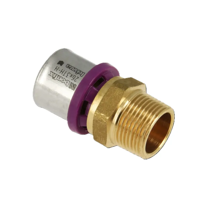 Bonfix 2000265 Embout Alu-press filetage mâle 1" x 26 mm