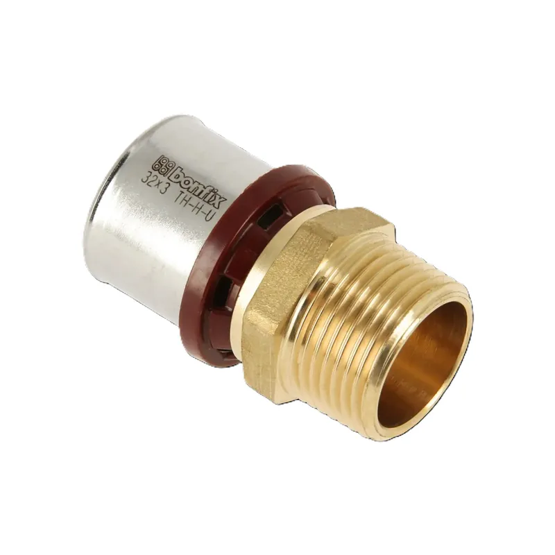 Bonfix 2000270 Embout Alu-press filetage mâle 1" x 32 mm