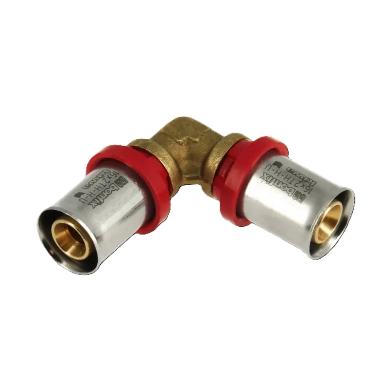 Bonfix 2000905 Accouplement à genouillère Alu-press 16 x 16 mm