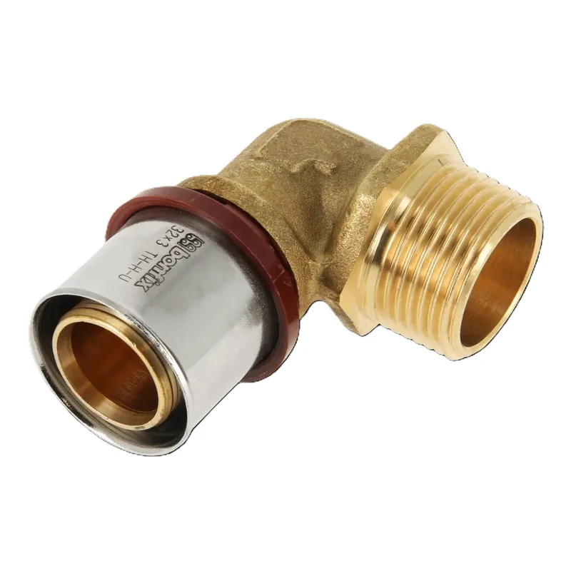 Bonfix 2001040 Raccord à genouillère Alu-press filetage mâle 1" x 32 mm