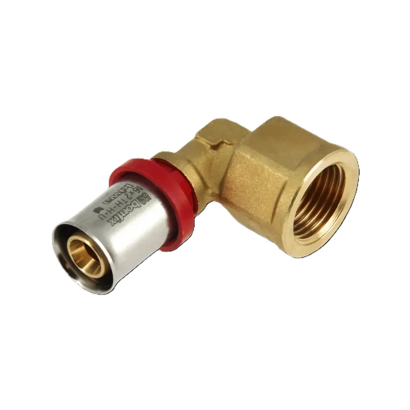 Bonfix 2001105 Raccord à genouillère Alu-press filetage femelle 1/2" x 16 mm