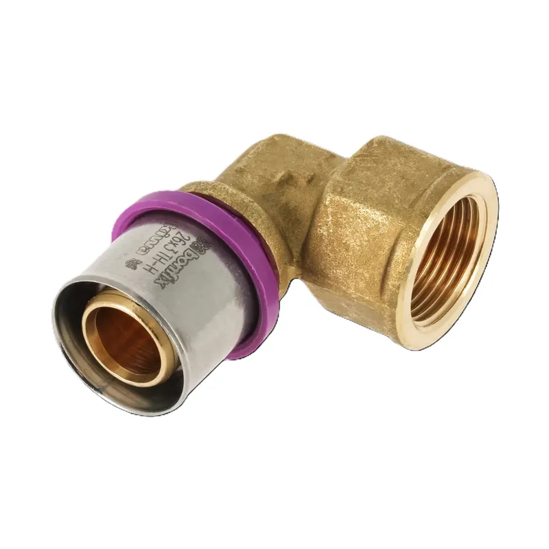 Bonfix 2001155 Raccord à genou alu-press filetage femelle 1" x 26 mm