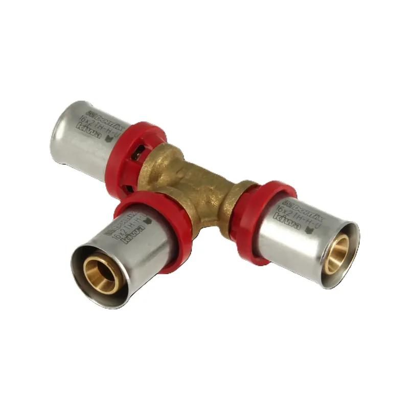 Bonfix 2000505 Té alu-press 16 x 16 x 16 mm