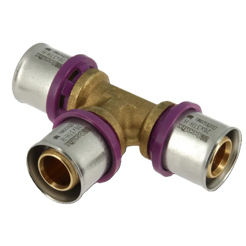 Bonfix 2000525 Pièce en T Alu-press 26 x 26 x 26 mm