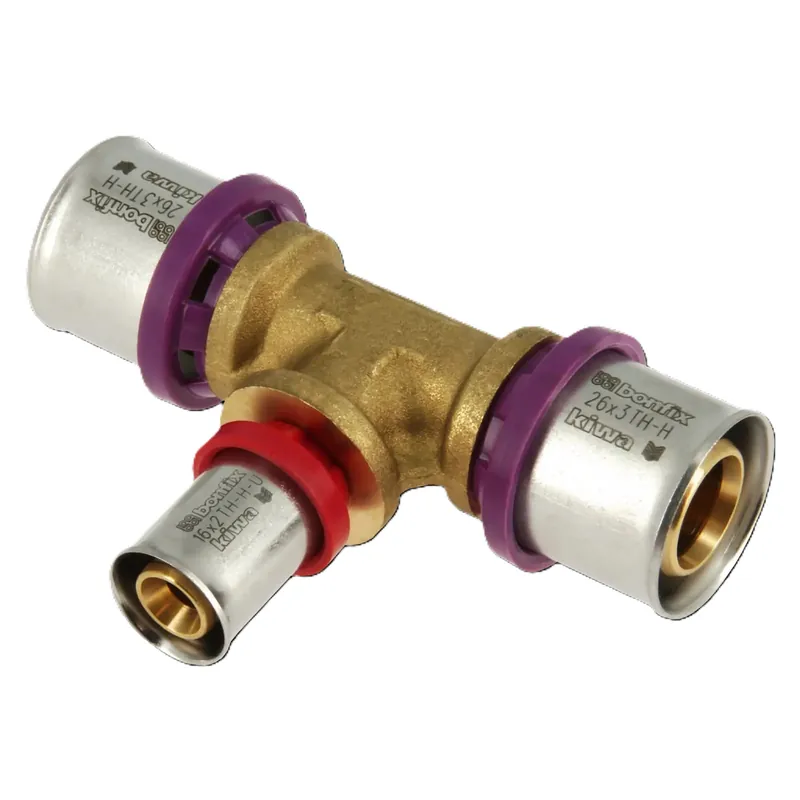 Bonfix 2000866 Réducteur de pression en aluminium Pièce en T 26 x 16 x 26 mm