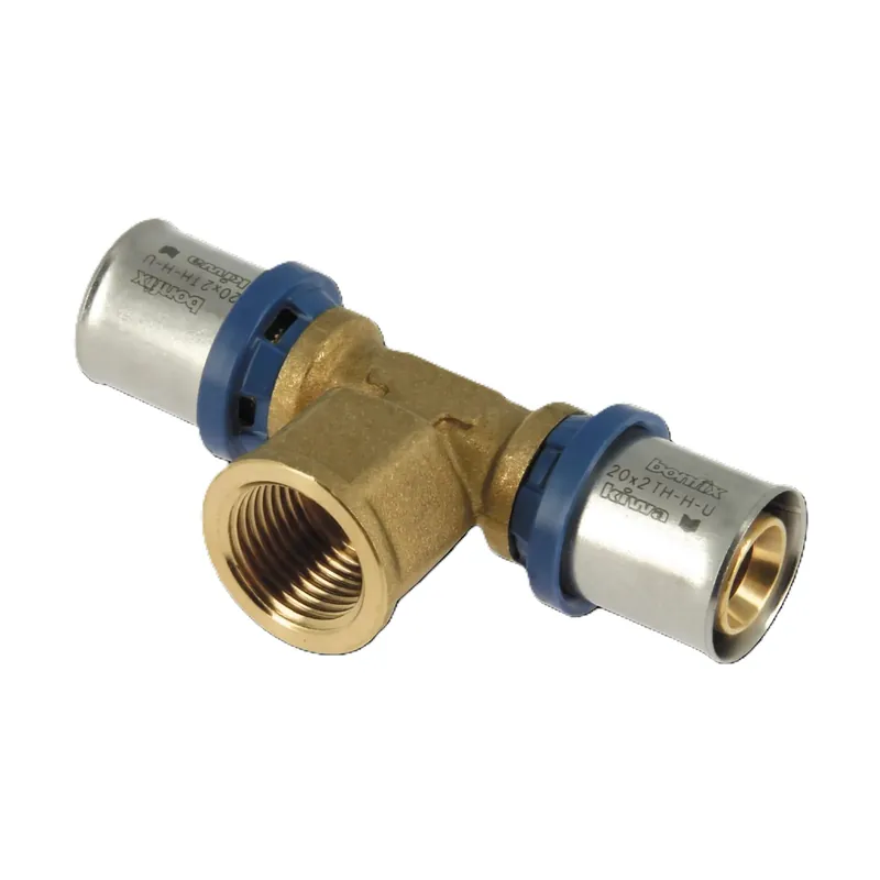 Bonfix 2000735 Té alu-press 20 x 3/4" x 20 mm