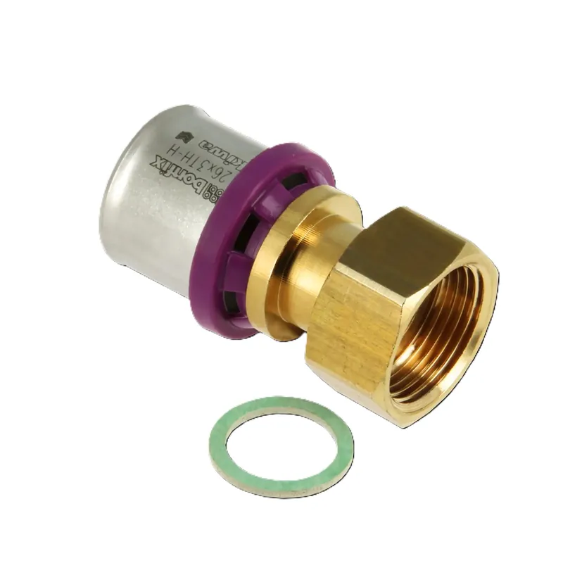 Bonfix 2002030 Accouplement Alu-press en 2 parties avec écrou libre 3/4 "x 26 mm