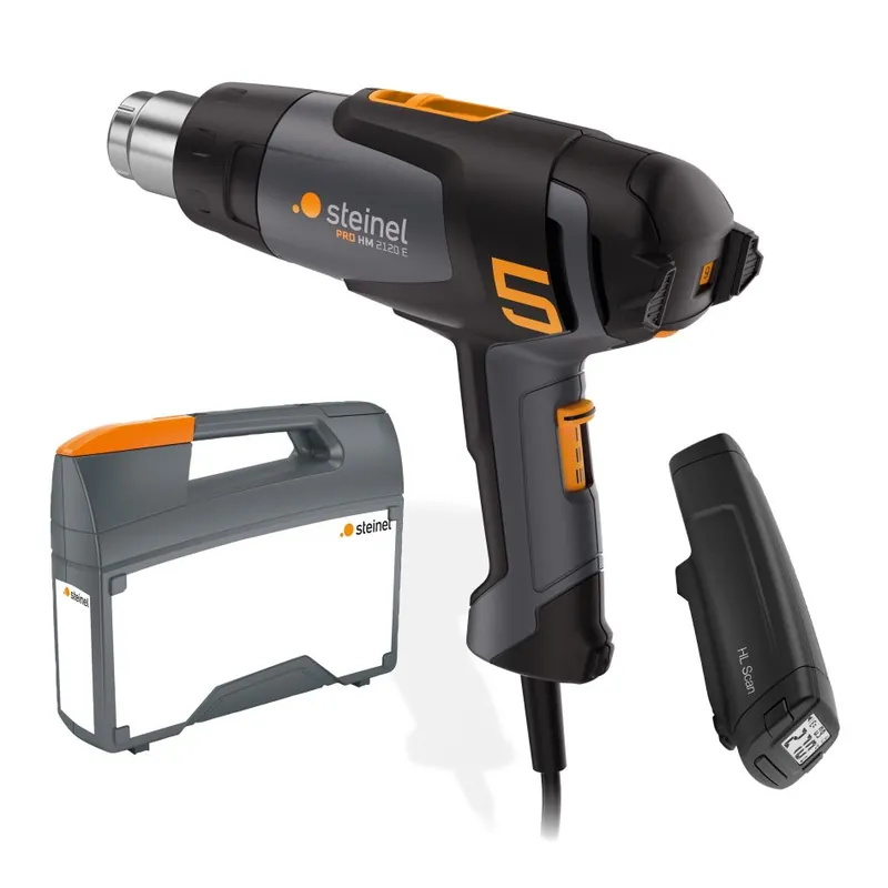 Steinel 089658 HeatMatic 2120 E Câble de pistolet à air chaud 7.5m + scanner de température HL Scan en mallette
