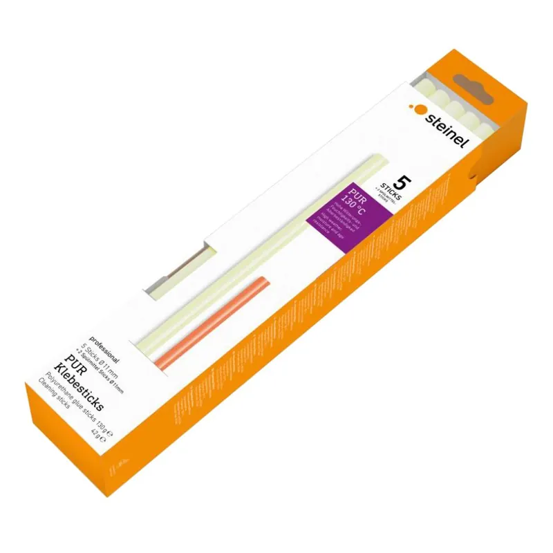Steinel 087388 Bâtons de colle PUR Starter + Produit de nettoyage
