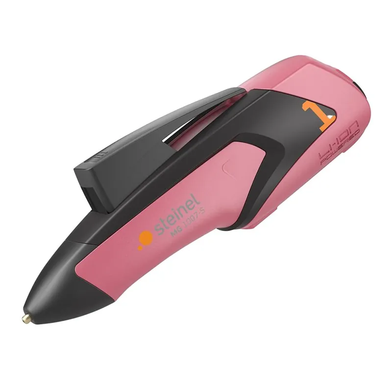 Steinel 085902 MobileGlue 1007-S rapture pink Pistolet à colle à batterie 1x batterie 3.6V et chargeur USB dans la boîte