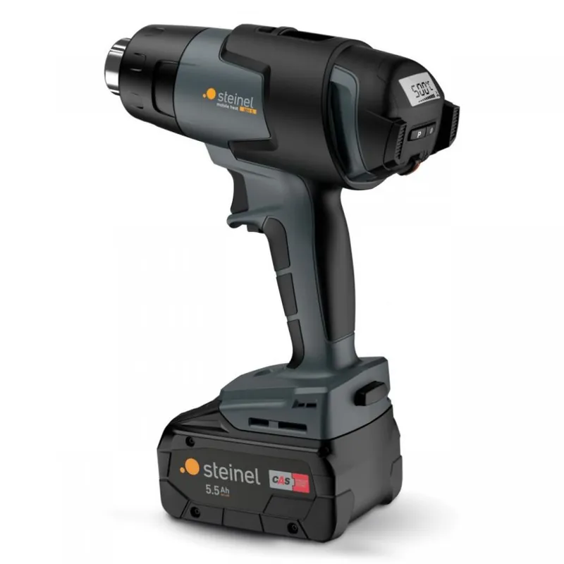 Steinel 068233 Pistolet à air chaud sans fil MobileHeat 5 1x batterie 18V 5.5Ah et chargeur en mallette