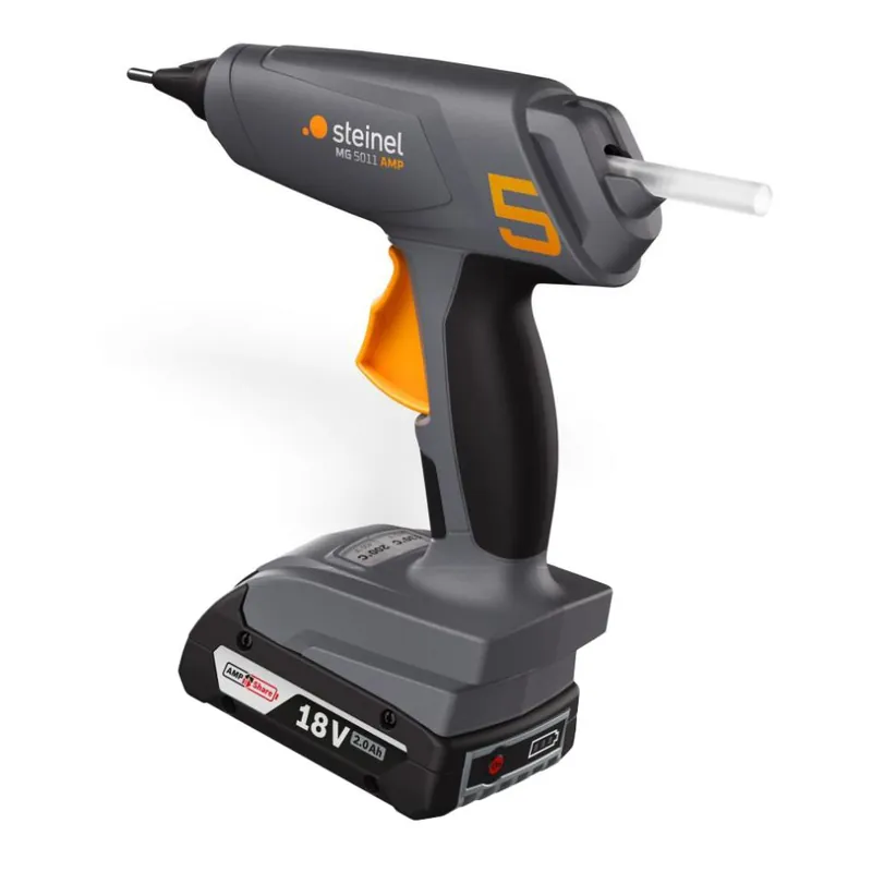 Steinel 088378 Pistolet à colle PRO MobileGlue 5011 AMP Battery 1x 18V 2.0Ah batterie et chargeur en mallette