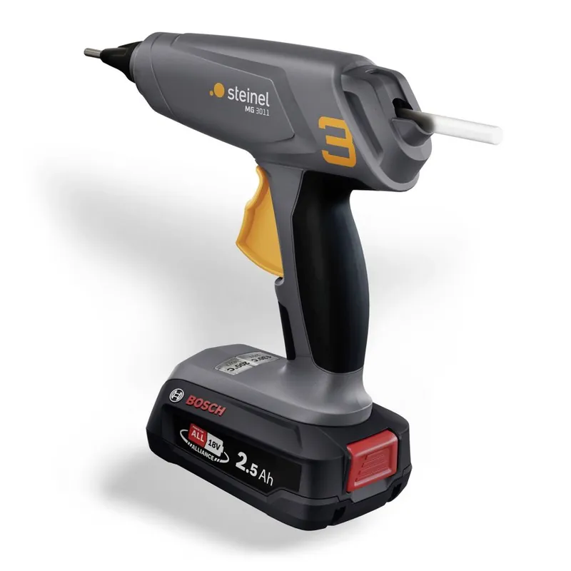 Steinel 069018 MobileGlue 3011 Pistolet à colle à batterie 1x 18V 2.5Ah batterie et chargeur en mallette