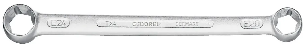 Gedore 6060220 TX 4 E20XE24 Clé à anneau plate-TX E20xE24