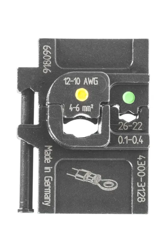 Gedore 1830554 8140-01 Mâchoires de sertissage pour cosses isolées 0,1-0,4/4-6
