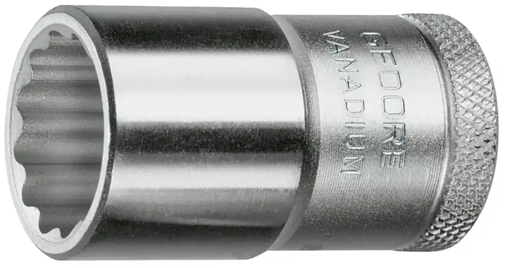 Gedore 6136570 D 19 Clé à douille 1/2AF 1/2" UD Profil 1/2"