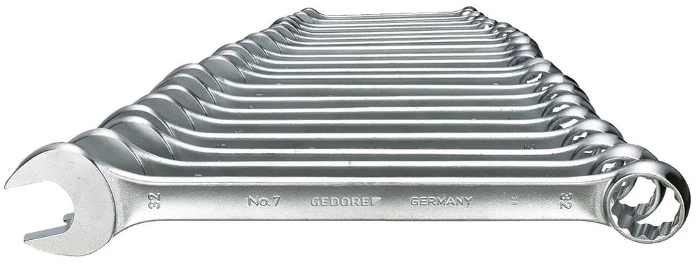 Gedore 6093660 7-020 Jeu de clés à anneaux 8-32 mm 20 pièces