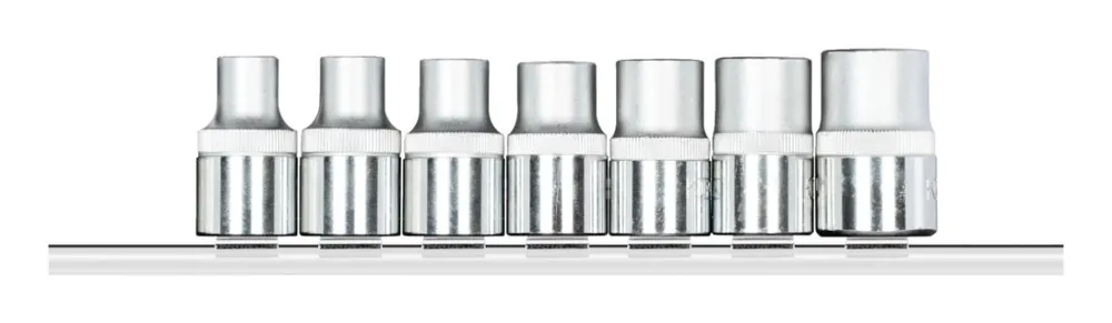 Gedore RED 3300028 R61208007 jeu de clés à douilles 1/2" TX + rail 7 pièces